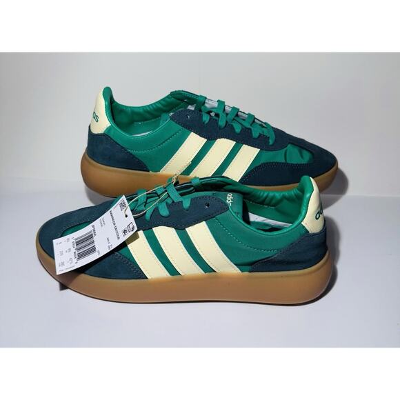 Size 8 Adidas Barreda Decode Green/Warm Vanilla - Picture 1 of 8